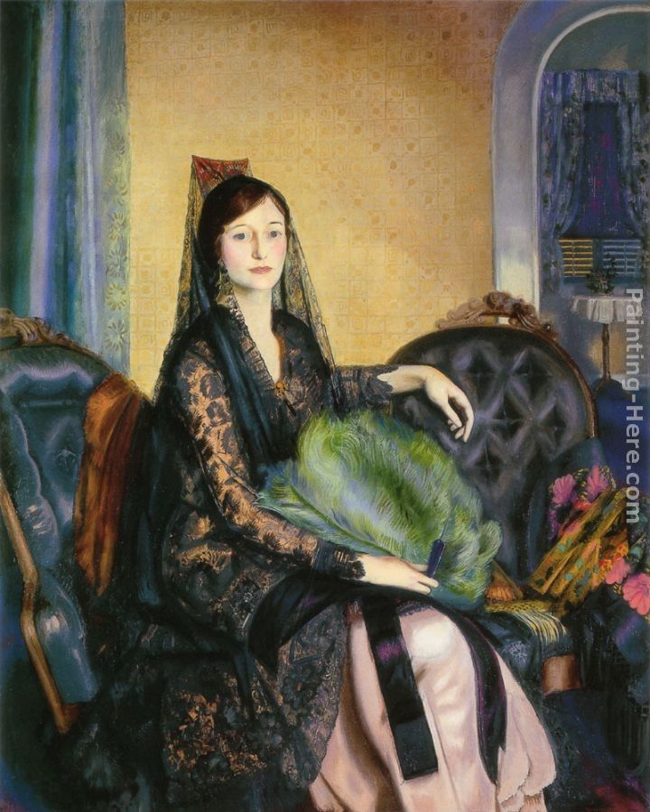 George Wesley Bellows Portrait of Elizabeth Alexander